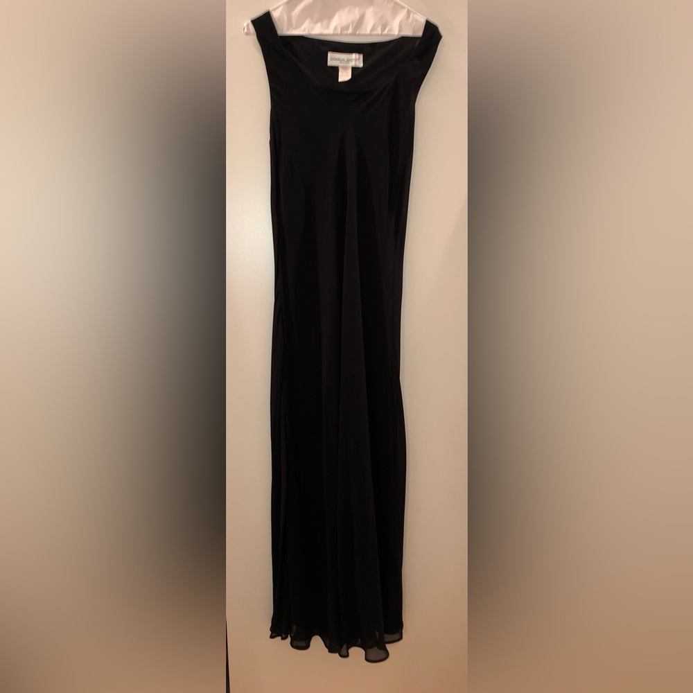 Donna Ricco Black Maxi Dress